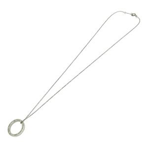 TIFFANY Co Silver Open Circle Necklace